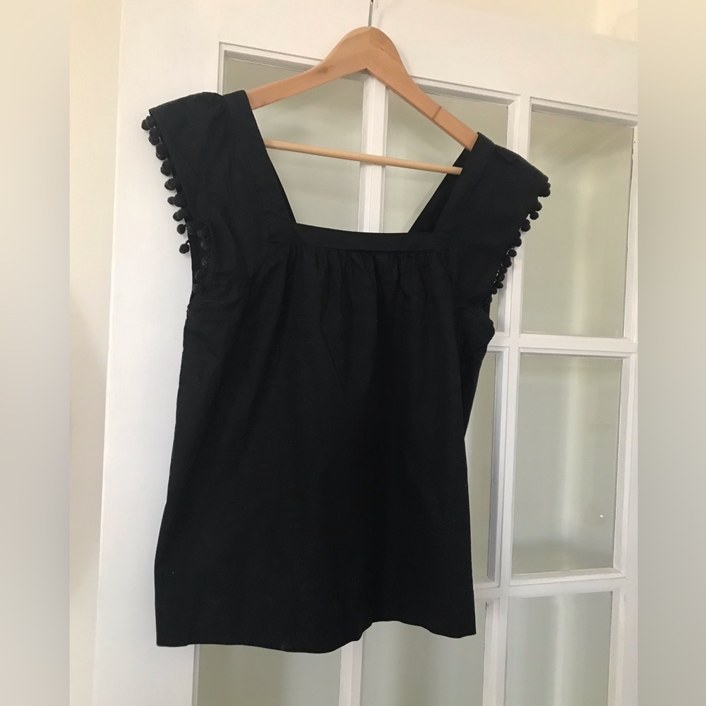 J. Crew Pom Pom Top